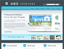Tablet Screenshot of abu.ie
