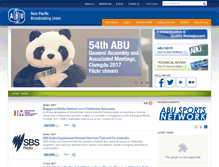 Tablet Screenshot of abu.org.my